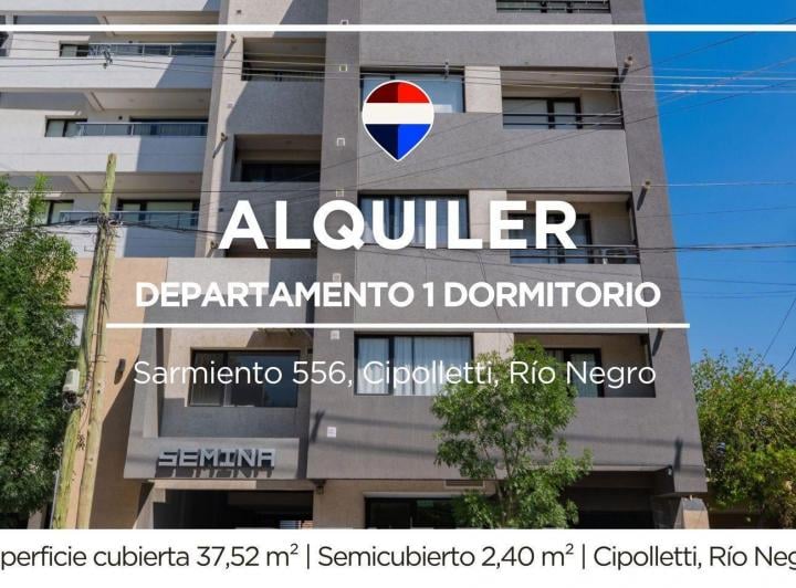 Departamento · 38m² · 2 Ambientes · 1 Cochera