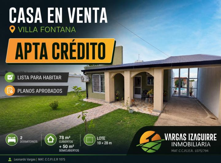 Casa · 78m² · 3 Ambientes · 2 Cocheras