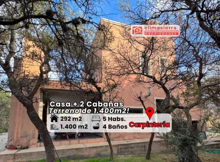 Casa · 1400m² · 5 Dormitorios · 3 Cocheras