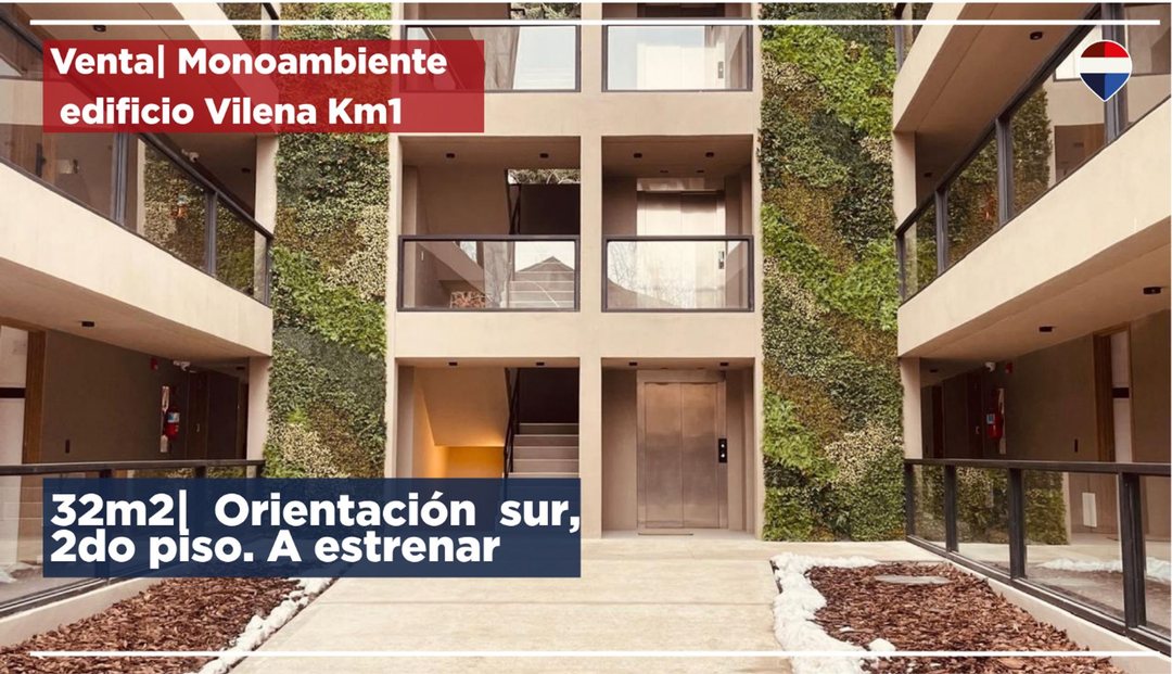 Venta monoambiente 32m2 edificio Vilena Bariloche