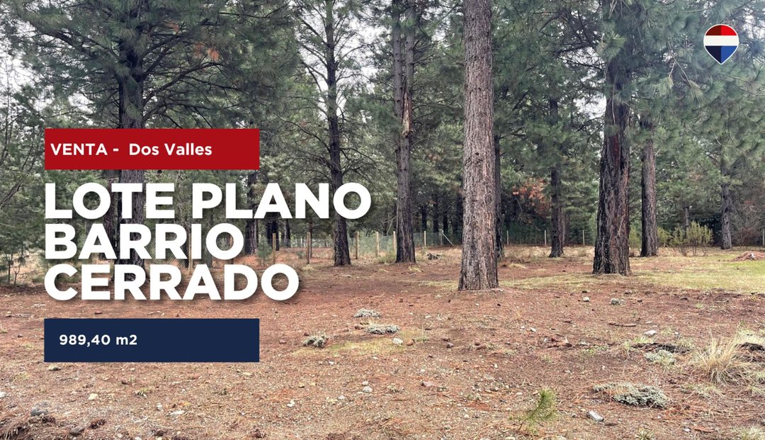 LOTE PLANO CLUB DE CAMPO DOS VALLES BARILOCHE