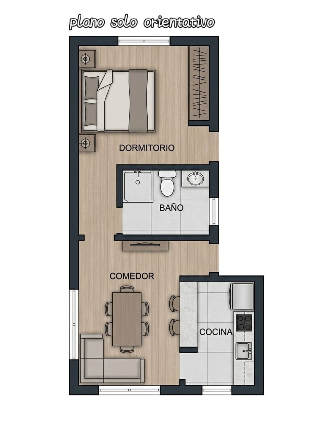 Venta 2 ambientes Barrancas de Belgrano