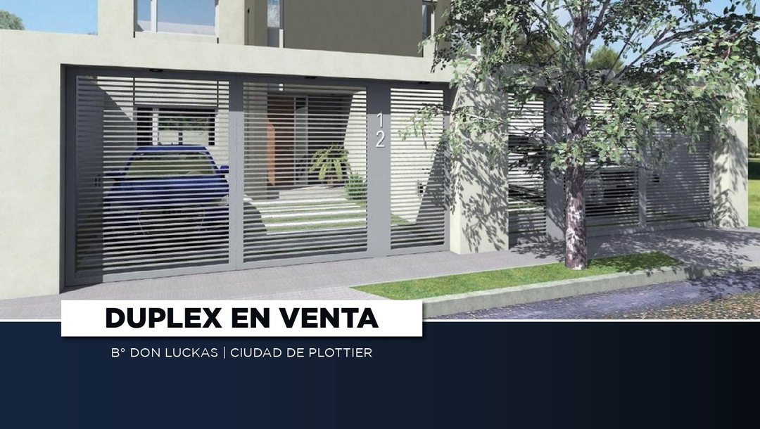 VENTA DUPLEX 2 DORMITORIOS B° DON LUKCAS PLOTTIER