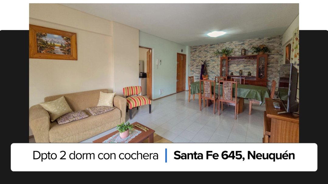 Departamento 2 dorm cochera, Santa Fe 645, Neuquen