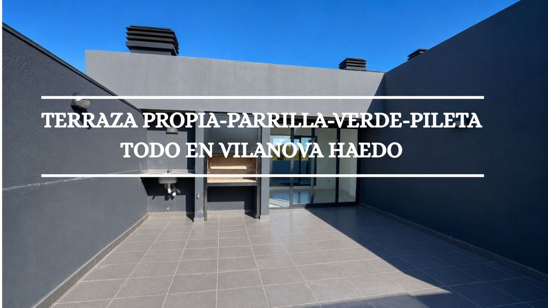 DPTO. VENTA 4 AMBIENTES VILANOVA HAEDO C/TERRAZA
