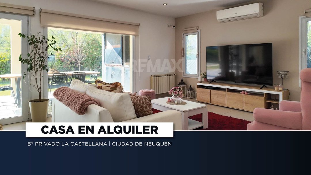 ALQUILER CASA EN BARRIO PRIVADO LA CASTELLANA