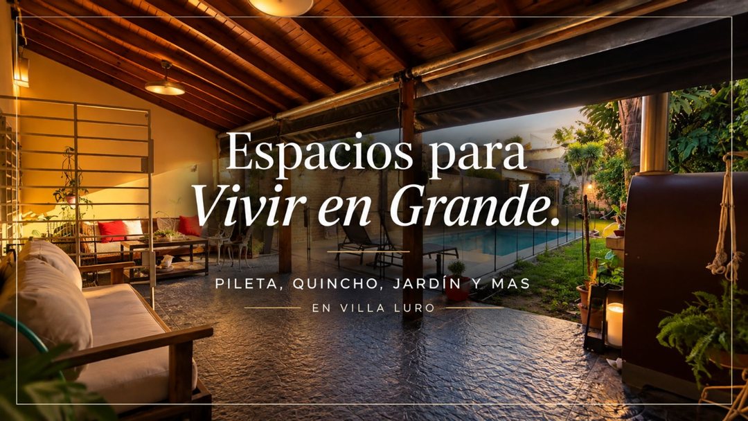 CASA PILETA QUINCHO JARDIN APTO CREDITO VILLA LURO