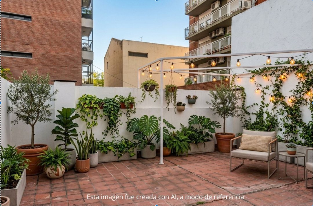 Alquiler  2 ambientes Martinez Terraza
