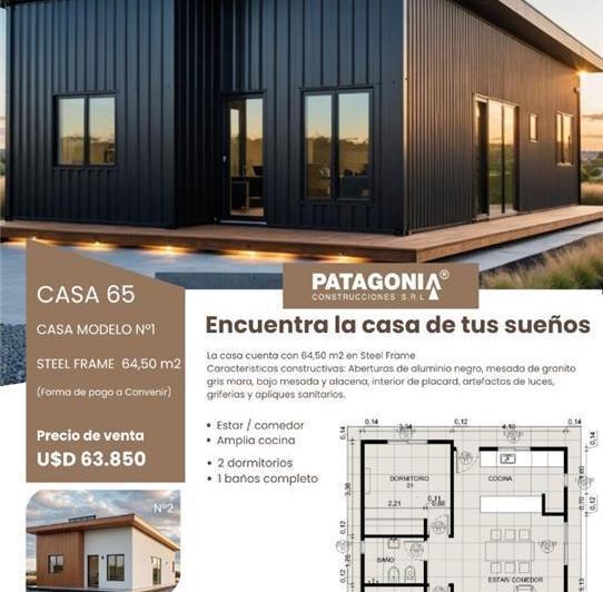 Casa · 64m² · 3 Ambientes