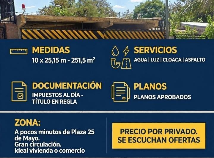 Terreno · 251m²
