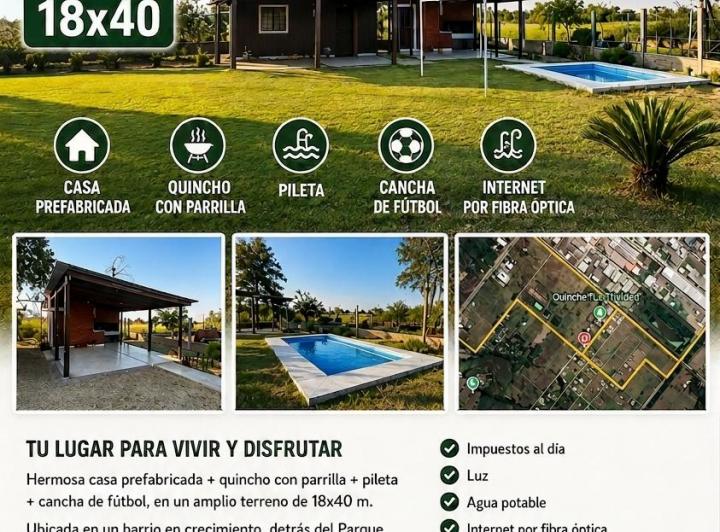 Casa · 72m² · 4 Ambientes · 1 Cochera