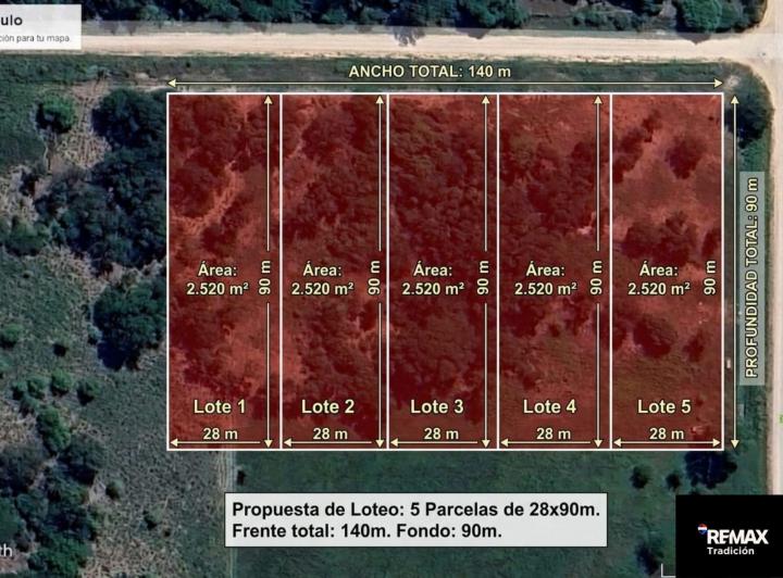 Terreno · 12600m²