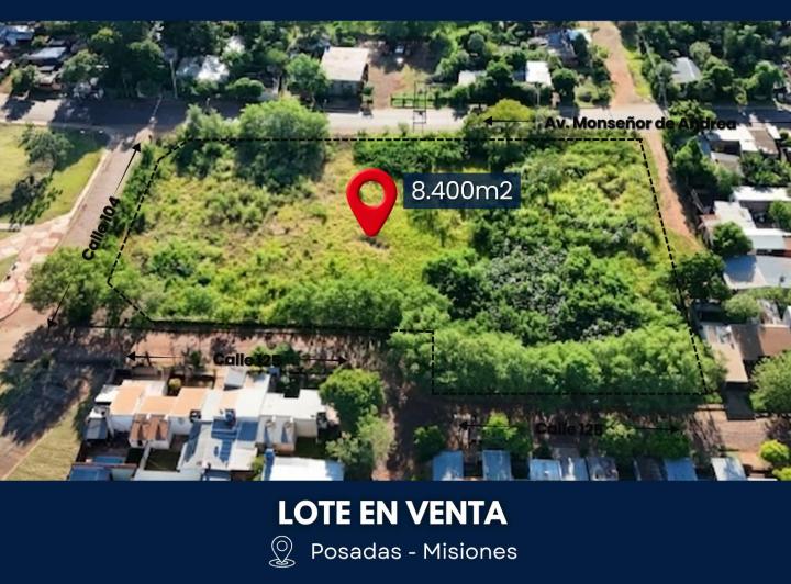 Terreno · 8400m²