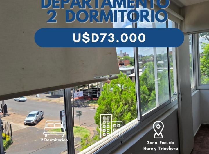 Departamento · 65m² · 3 Ambientes · 1 Cochera