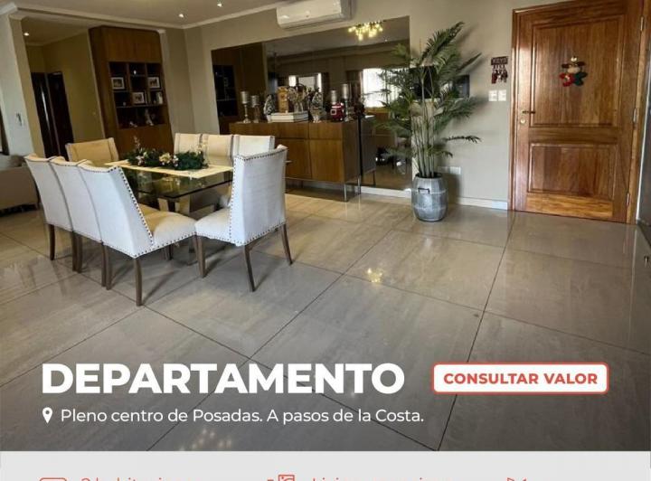 Departamento · 127m² · 3 Ambientes · 1 Cochera