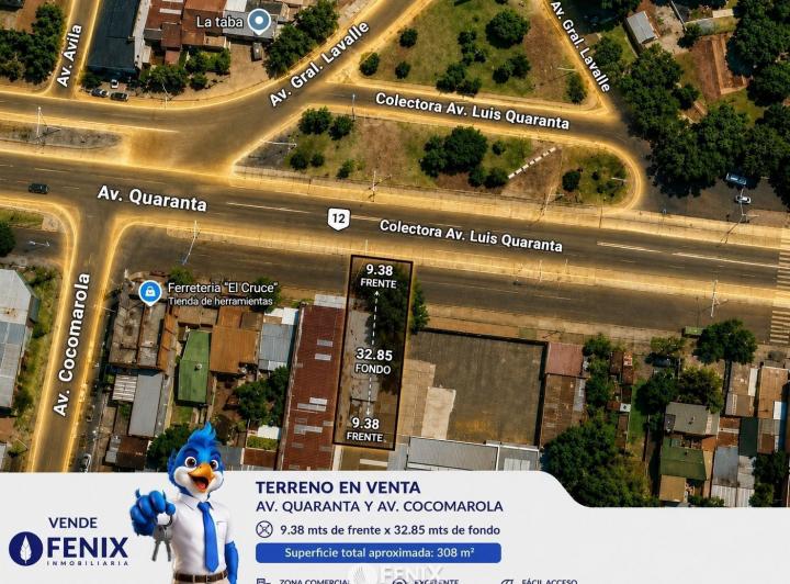 Terreno · 308m²