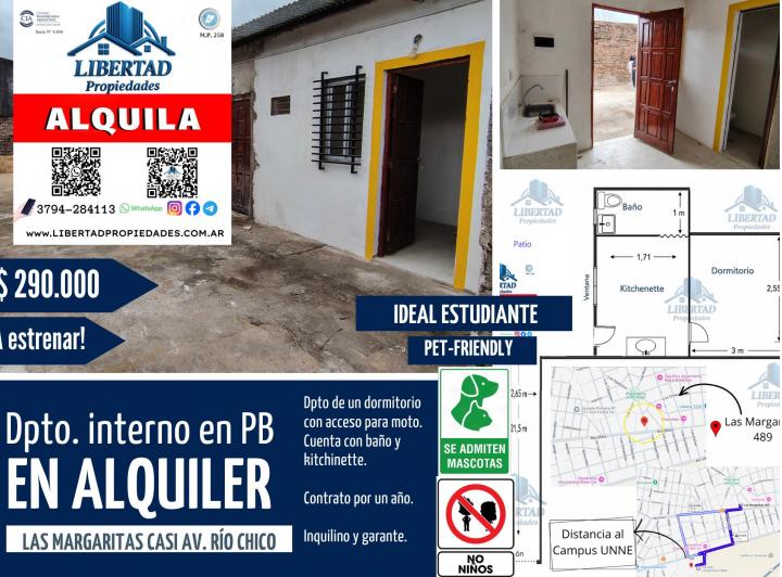 Departamento · 16m² · 1 Ambiente
