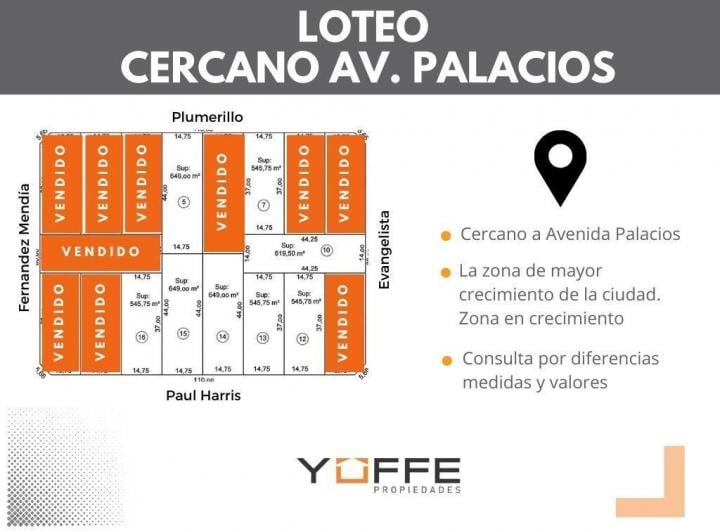 Terreno · 545m²