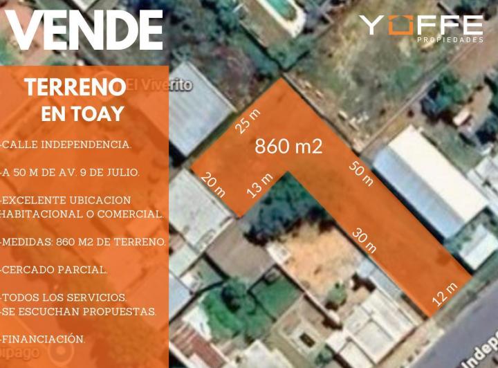 Terreno · 860m²