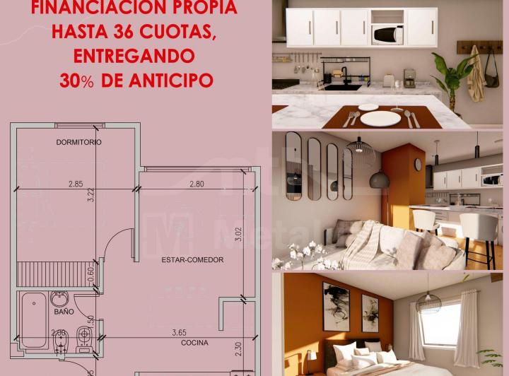 Departamento · 35m² · 3 Ambientes