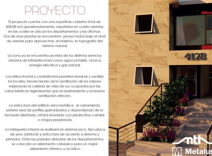 Departamento · 35m² · 3 Ambientes