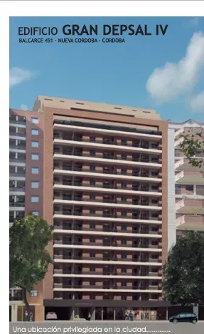 NUEVA CORDOBA, 1 DORMITORIOS 53.20M2 PROPIOS