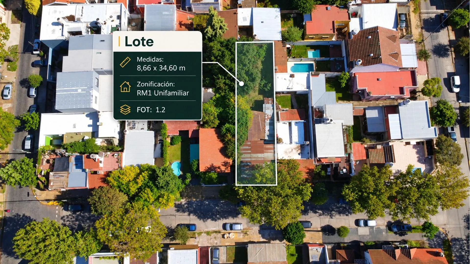 Lote en venta Beccar