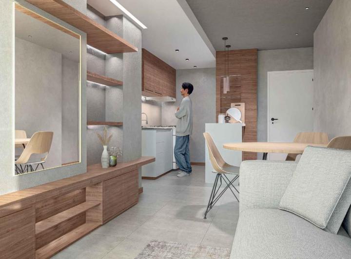 Departamento · 44m² · 2 Ambientes