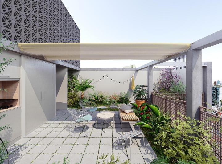 Departamento · 45m² · 2 Ambientes · 1 Cochera