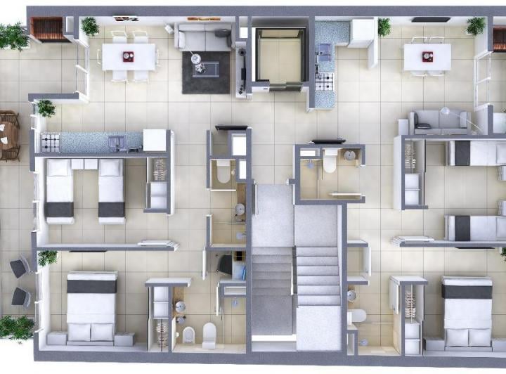 Departamento · 51m² · 3 Ambientes