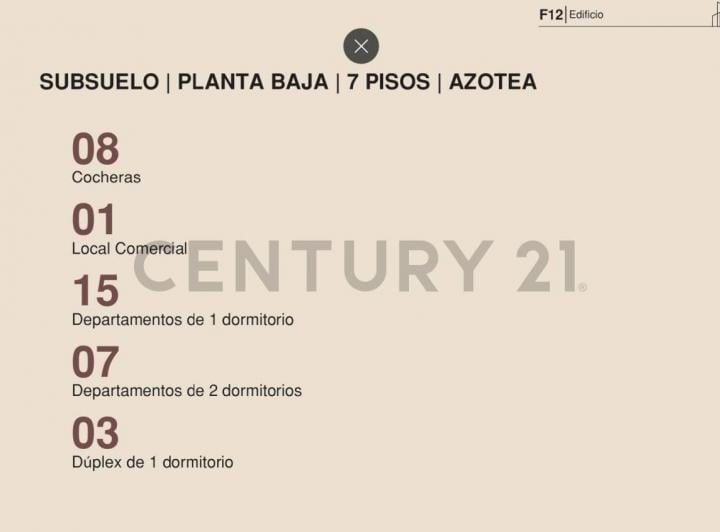 Departamento · 43m² · 1 Ambiente