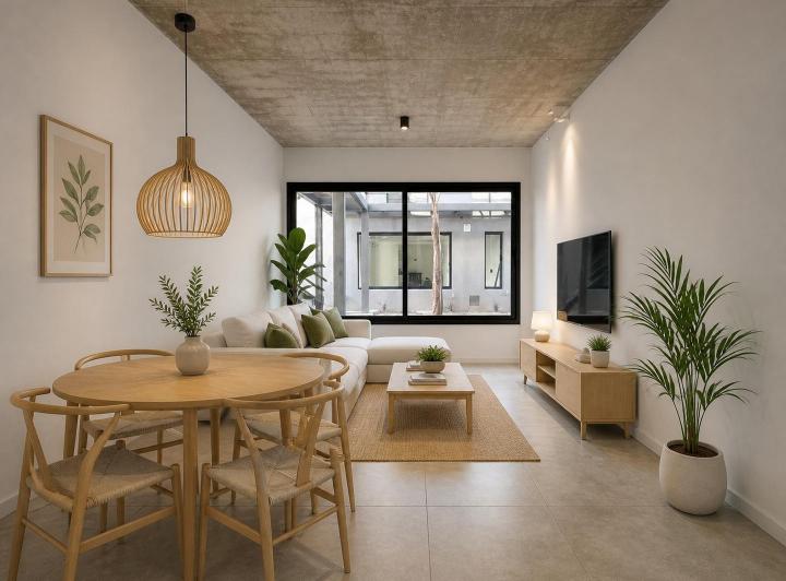 Departamento · 48m² · 2 Ambientes · 1 Cochera