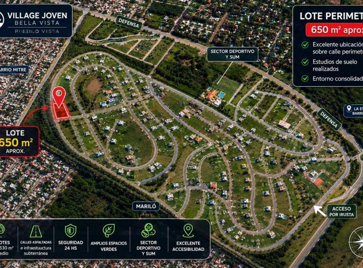 Terreno · 650m²