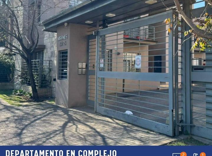 Departamento · 40m² · 2 Ambientes · 1 Cochera