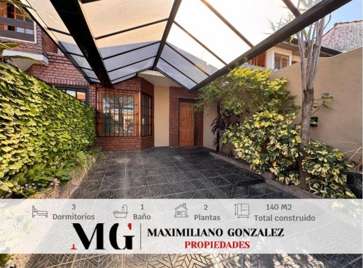 Casa · 124m² · 4 Ambientes · 1 Cochera