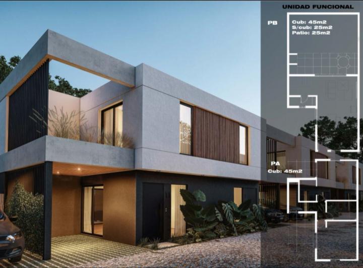 Casa · 90m² · 3 Ambientes · 1 Cochera