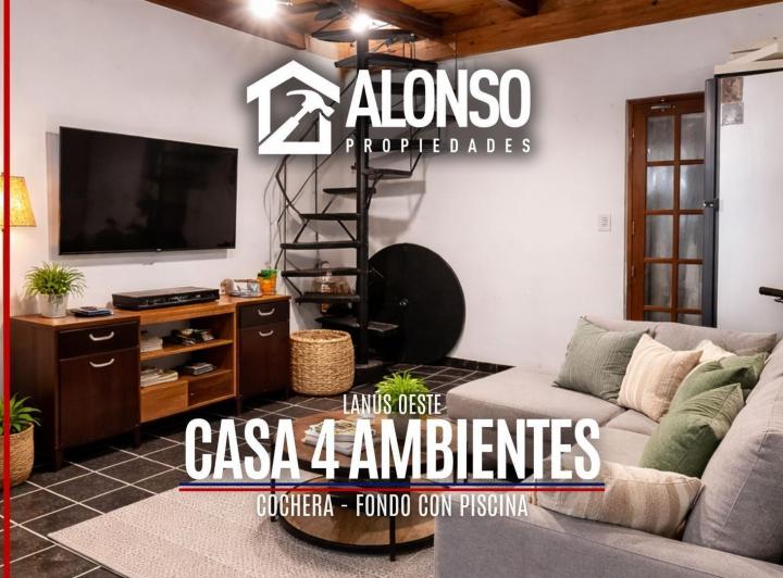 Casa · 220m² · 4 Ambientes · 1 Cochera