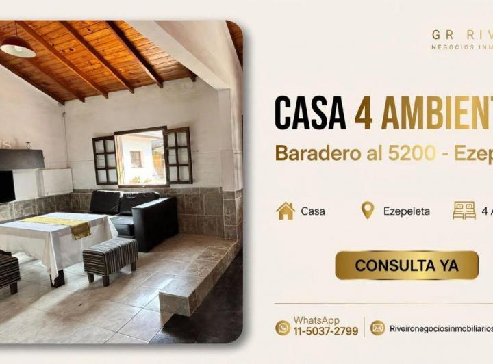 Casa · 120m² · 4 Ambientes