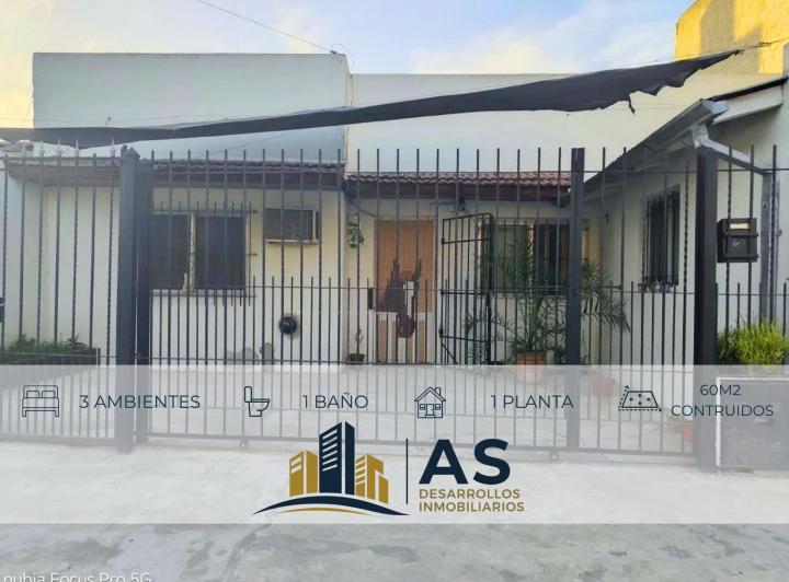 Casa · 60m² · 3 Ambientes
