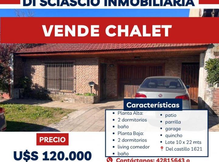Casa · 180m² · 5 Ambientes · 1 Cochera