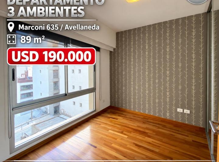 Departamento · 87m² · 3 Ambientes