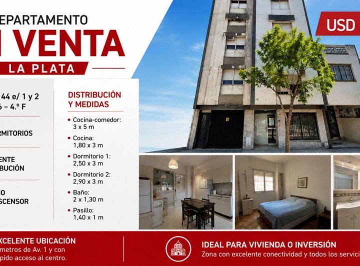 Departamento · 41000m² · 2 Ambientes
