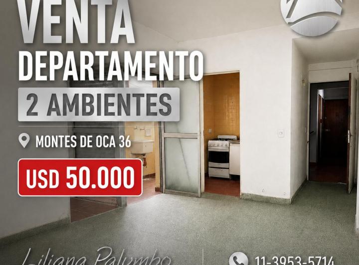 Departamento · 40m² · 2 Ambientes