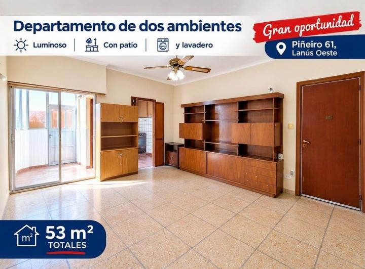 Departamento · 43m² · 2 Ambientes