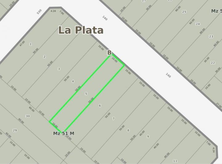 Terreno · 500m²