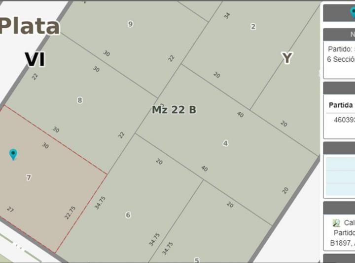 Terreno · 678m²