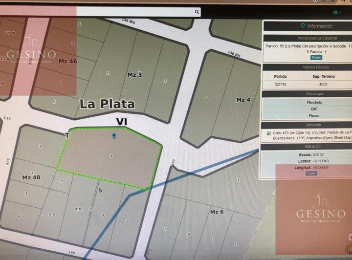 Terreno · 4053m²