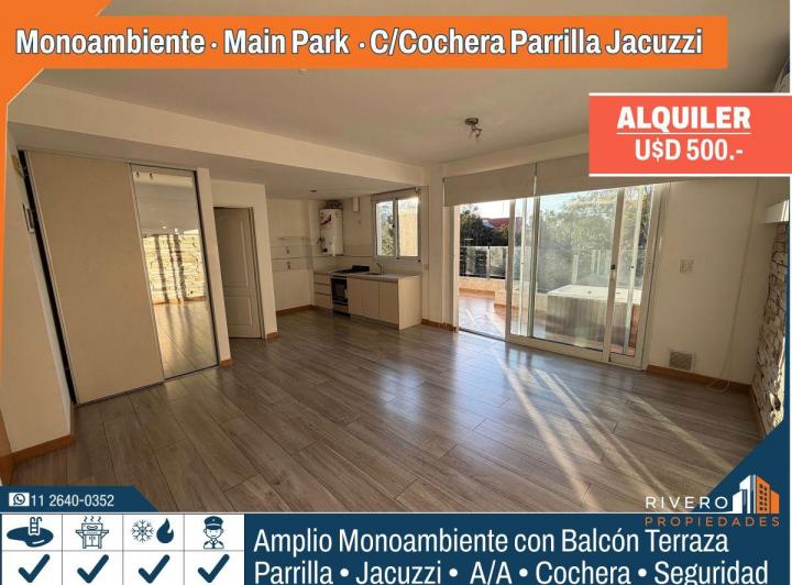 Departamento · 35m² · 1 Ambiente · 1 Cochera