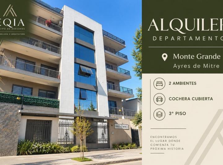 Departamento · 60m² · 2 Ambientes · 1 Cochera
