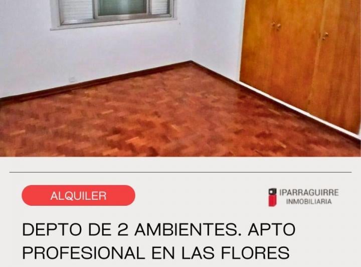 Departamento · 38m² · 2 Ambientes